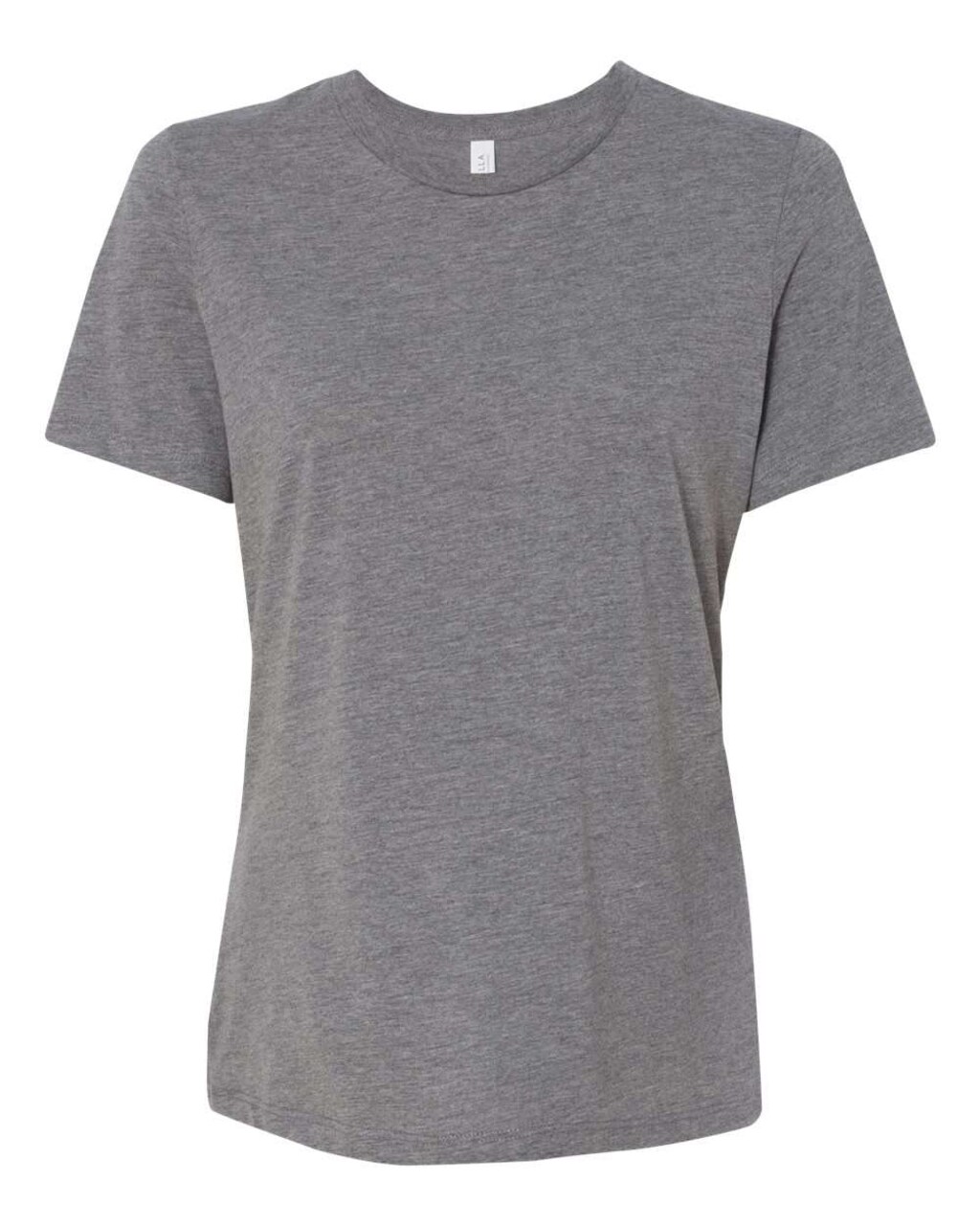 BELLA + CANVAS Women’s Relaxed Fit Crew Neck Short Sleeve Triblend Tee for Printing & Summer Wear